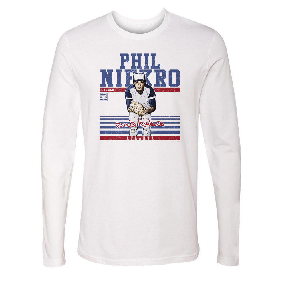Phil Niekro Men's Long Sleeve T-Shirt | 500 LEVEL