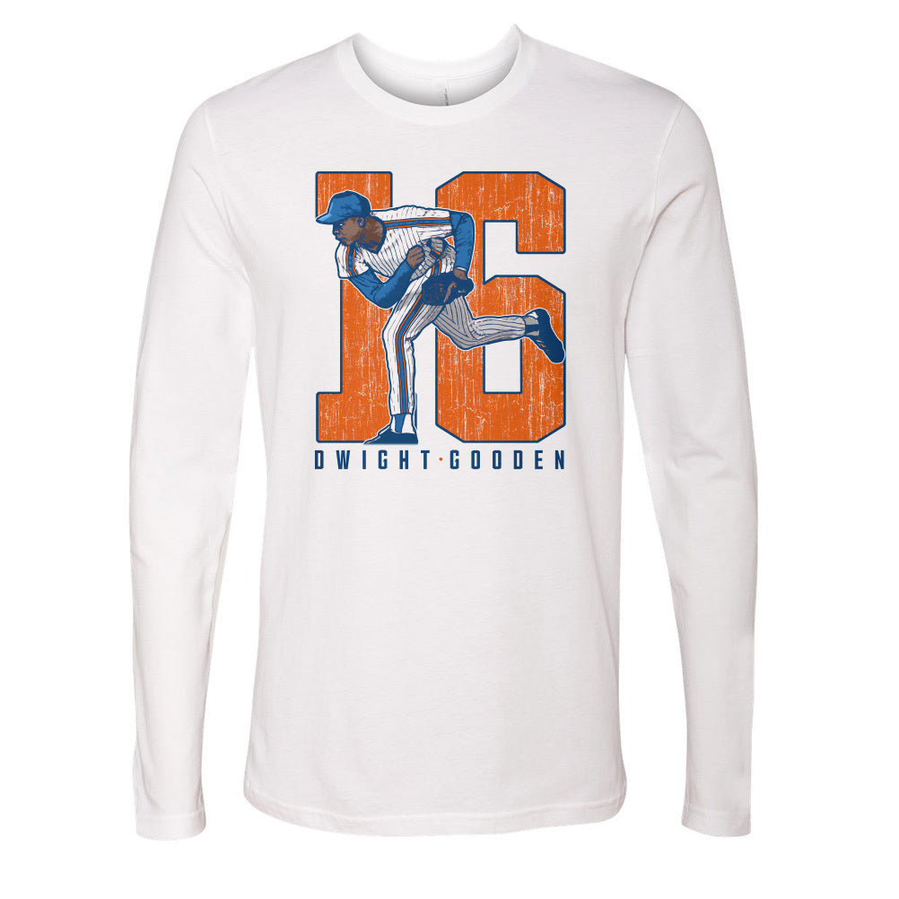 Dwight Gooden Men's Long Sleeve T-Shirt | 500 LEVEL