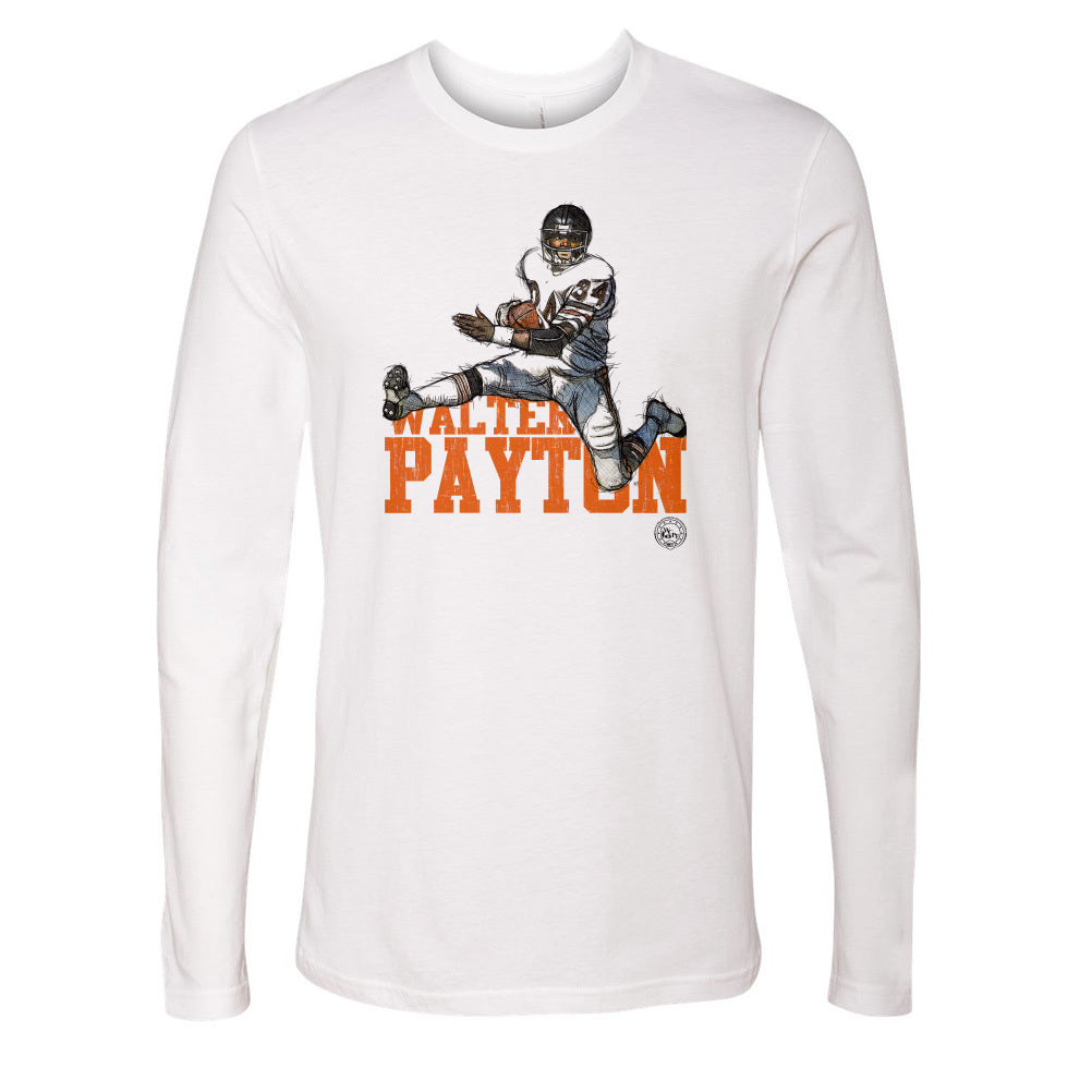 Walter Payton Men's Long Sleeve T-Shirt | 500 LEVEL
