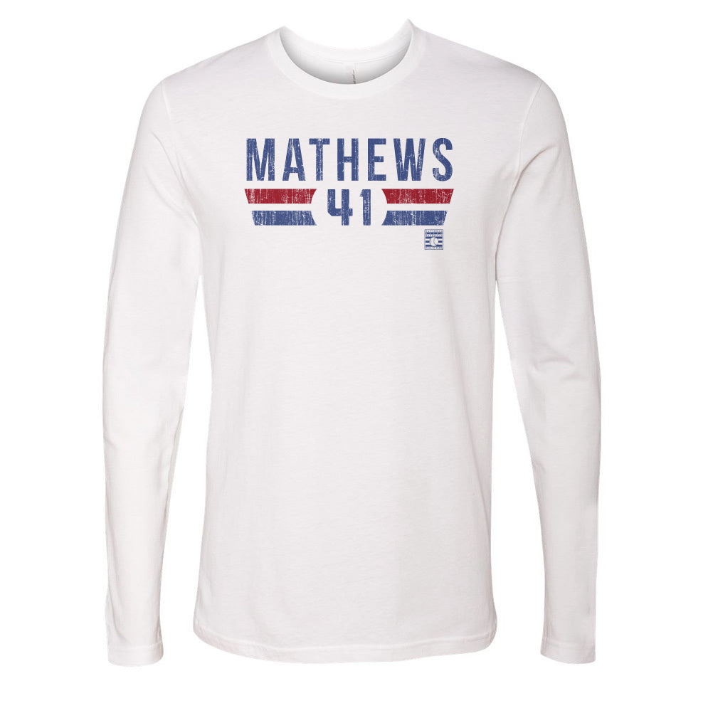Eddie Mathews Men's Long Sleeve T-Shirt | 500 LEVEL