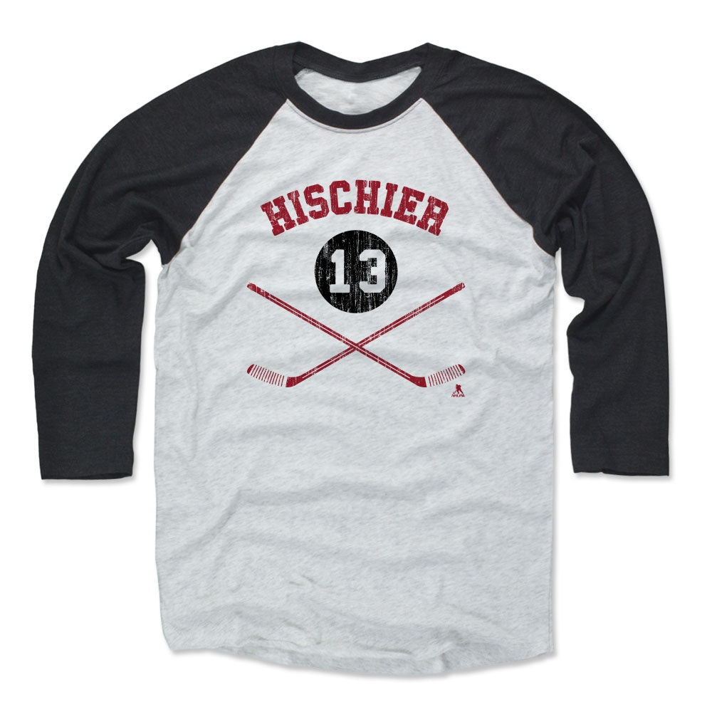 Nico Hischier Men's Baseball T-Shirt | 500 LEVEL