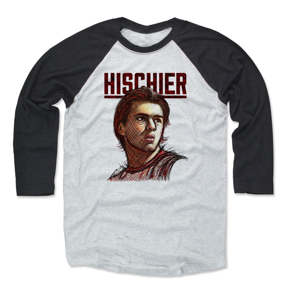 Nico Hischier Men's Baseball T-Shirt | 500 LEVEL