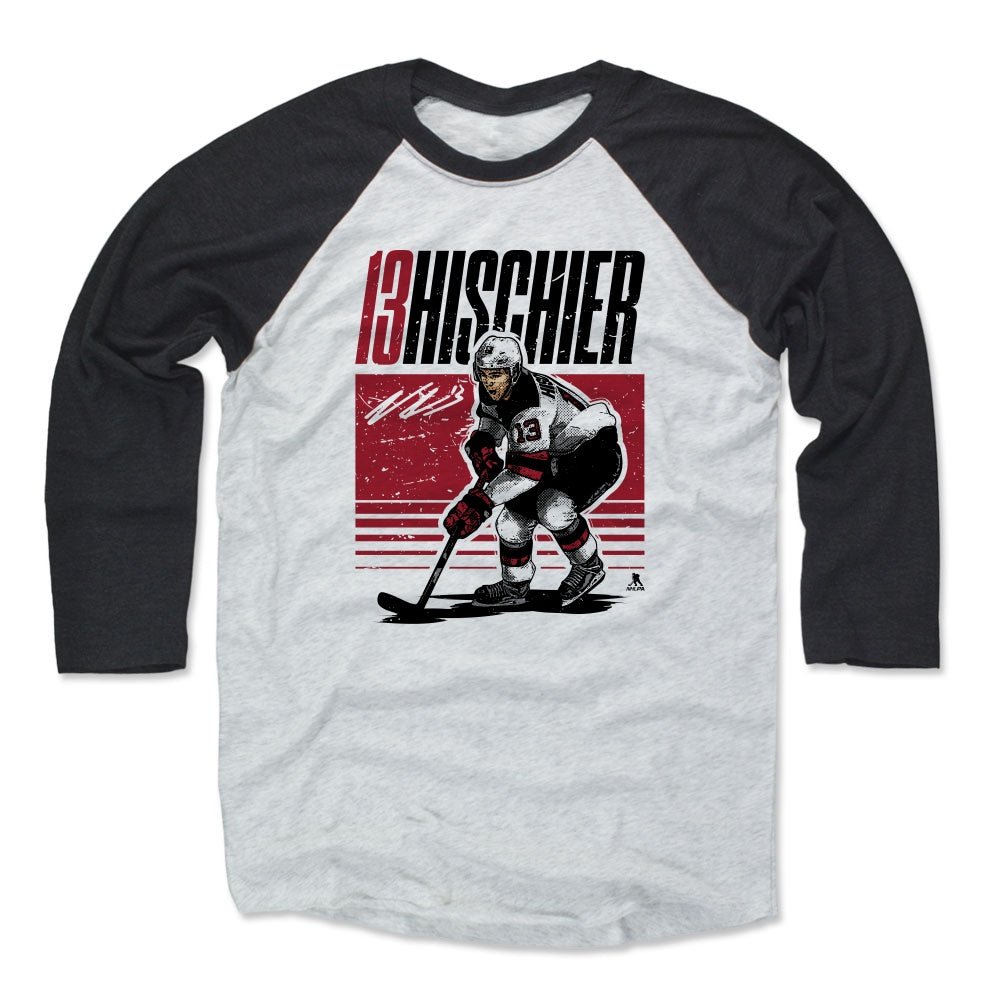 Nico Hischier Men's Baseball T-Shirt | 500 LEVEL