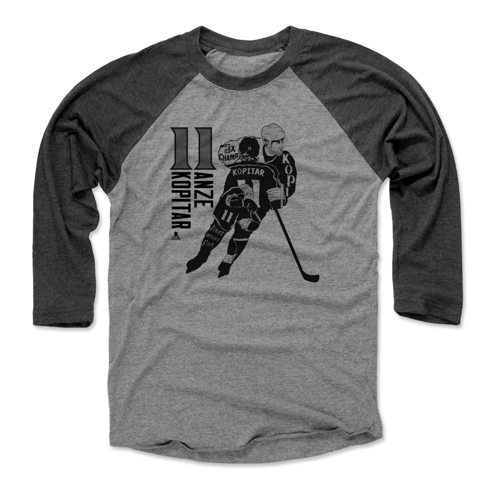 Anze Kopitar Men's Baseball T-Shirt | 500 LEVEL