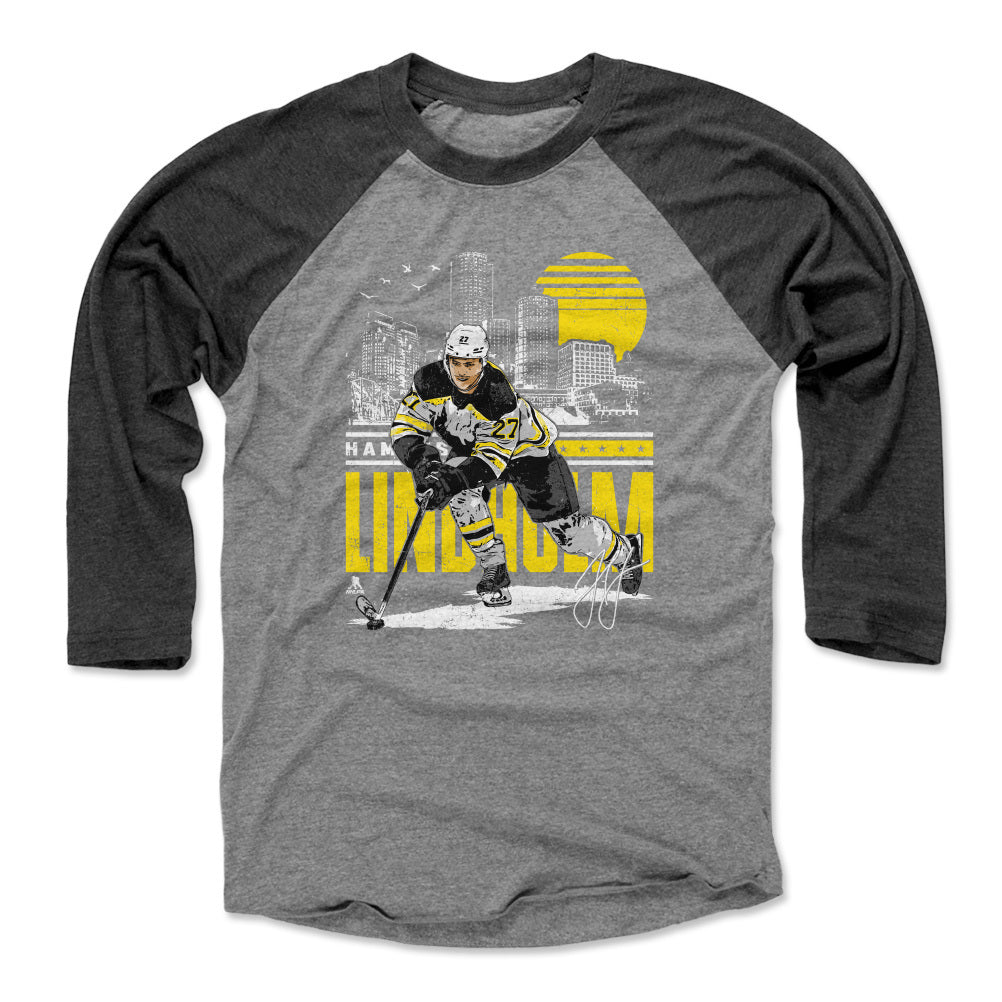 Hampus Lindholm Men's Baseball T-Shirt | 500 LEVEL