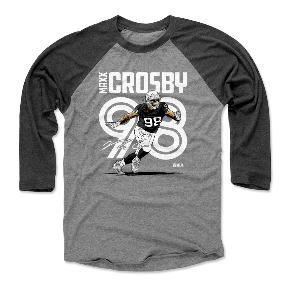Maxx Crosby Men's Baseball T-Shirt | 500 LEVEL