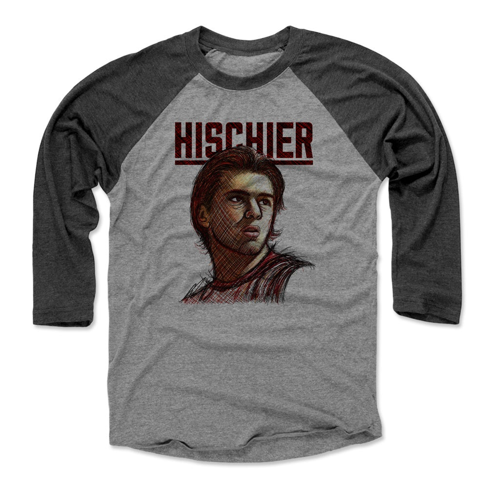Nico Hischier Men's Baseball T-Shirt | 500 LEVEL