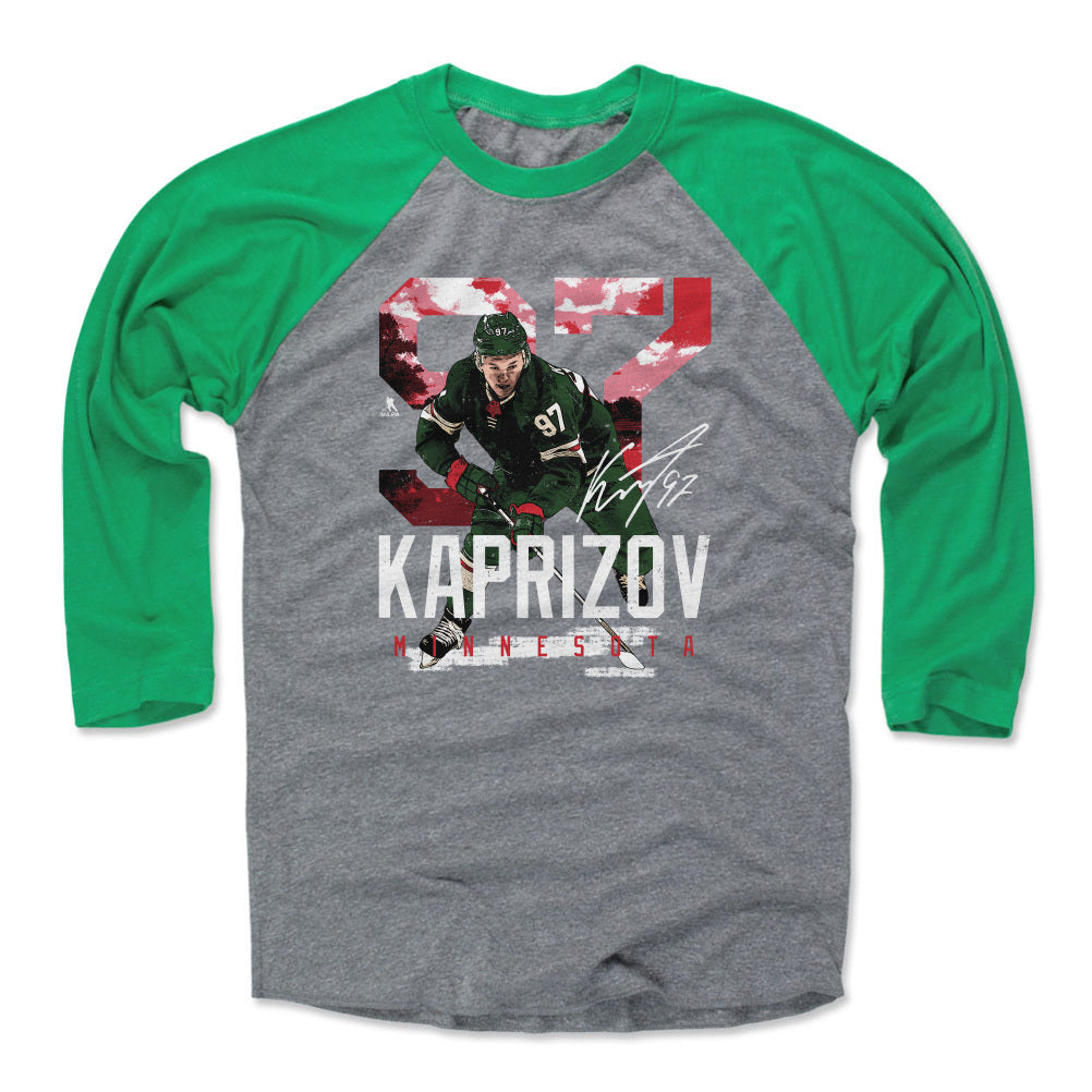 Kirill Kaprizov Men's Baseball T-Shirt | 500 LEVEL