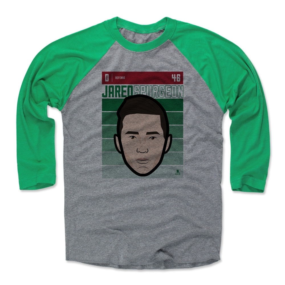 Jared Spurgeon Men's Baseball T-Shirt | 500 LEVEL