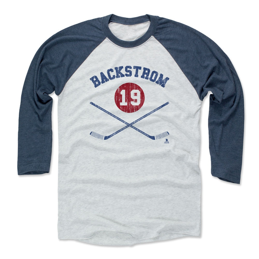 Nicklas Backstrom Men's Baseball T-Shirt | 500 LEVEL