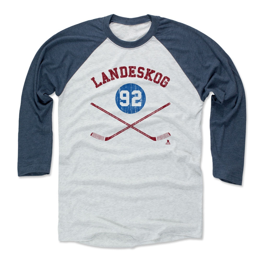 Gabriel Landeskog Men's Baseball T-Shirt | 500 LEVEL