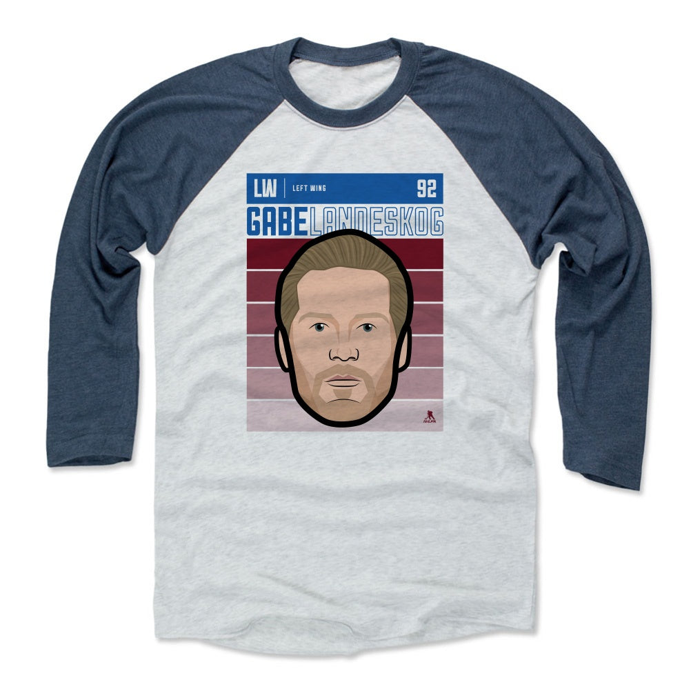 Gabriel Landeskog Men's Baseball T-Shirt | 500 LEVEL