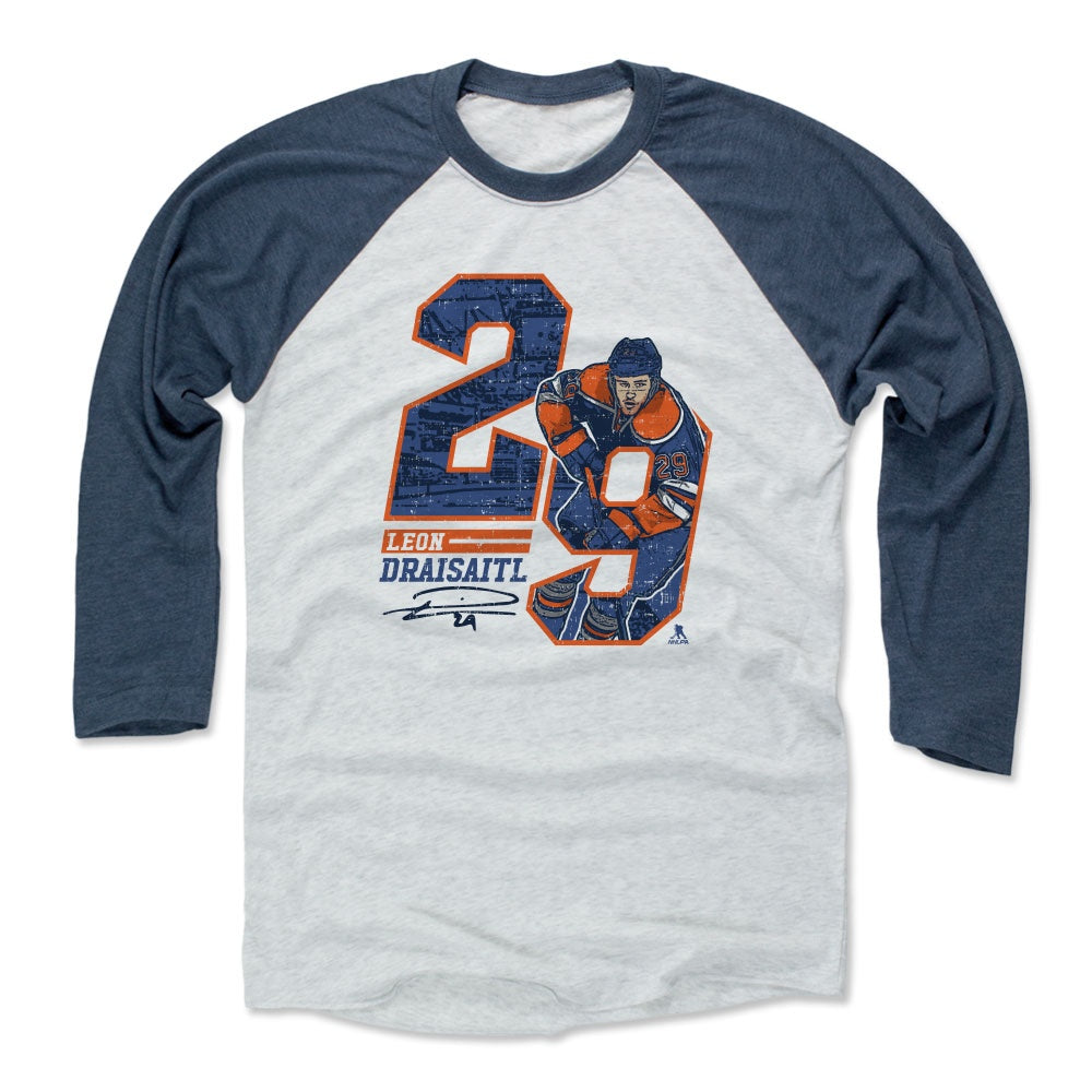 Leon Draisaitl Men's Baseball T-Shirt | 500 LEVEL