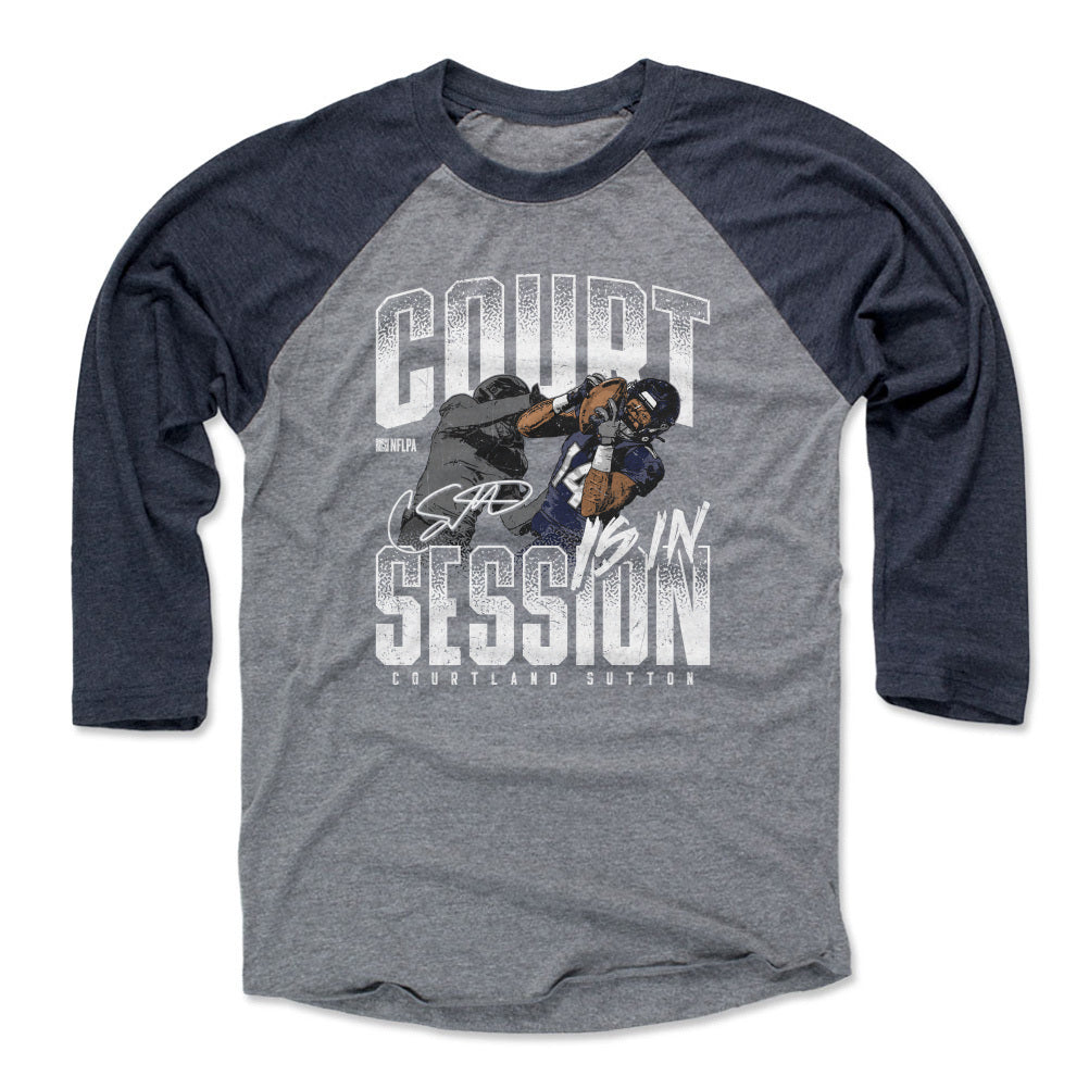 Courtland Sutton Men's Baseball T-Shirt | 500 LEVEL