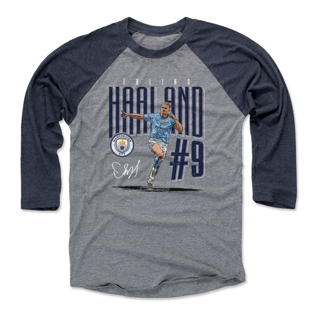 Erling Haaland Men's Baseball T-Shirt | 500 LEVEL
