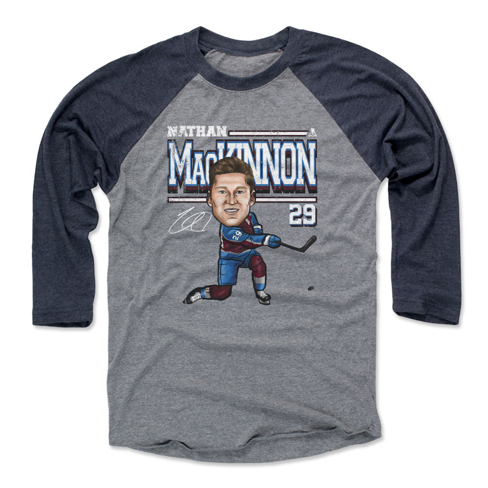 Nathan MacKinnon Men's Baseball T-Shirt | 500 LEVEL