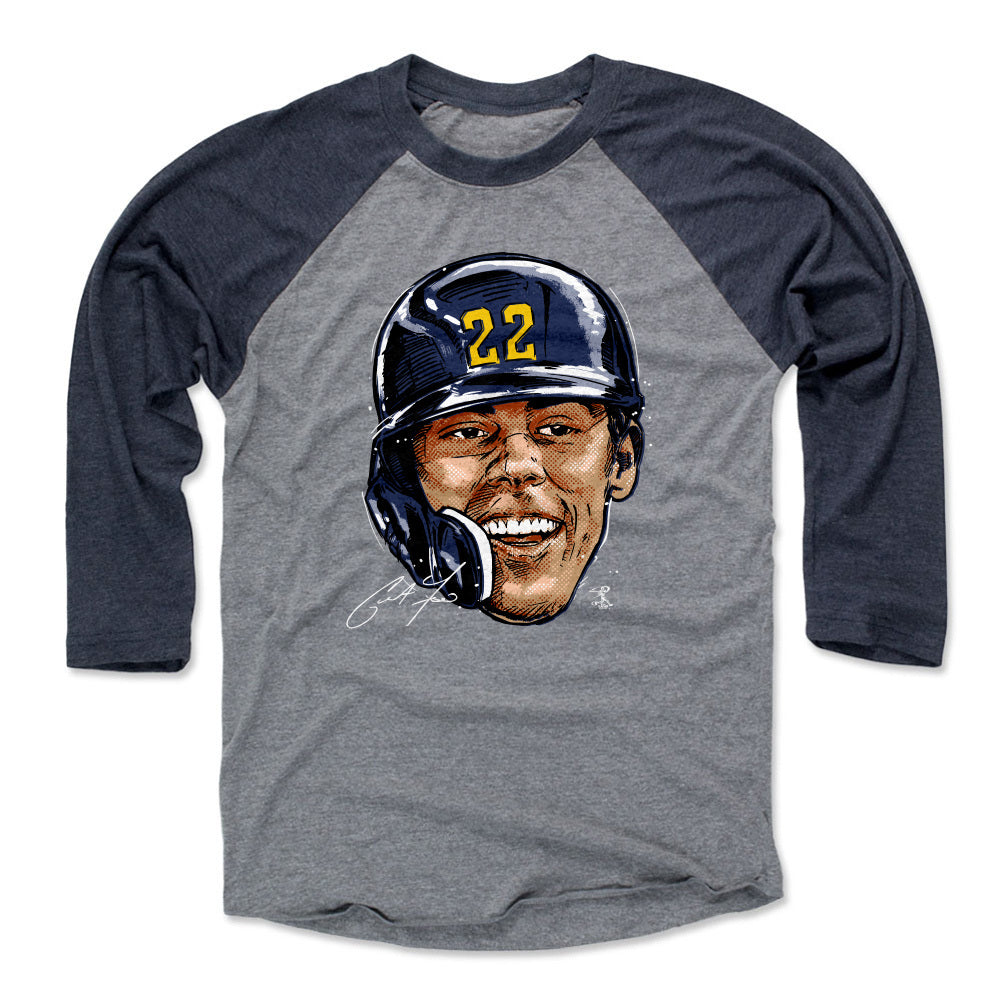 Christian Yelich Men's Baseball T-Shirt | 500 LEVEL