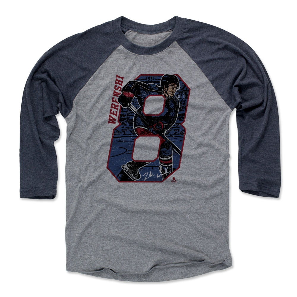 Zach Werenski Men's Baseball T-Shirt | 500 LEVEL