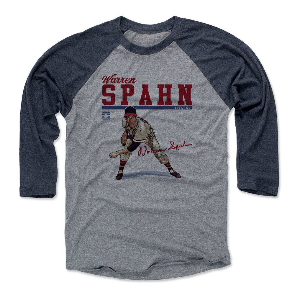 Warren Spahn Men's Baseball T-Shirt | 500 LEVEL