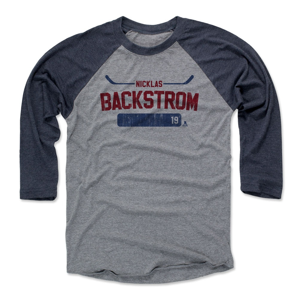 Nicklas Backstrom Men's Baseball T-Shirt | 500 LEVEL