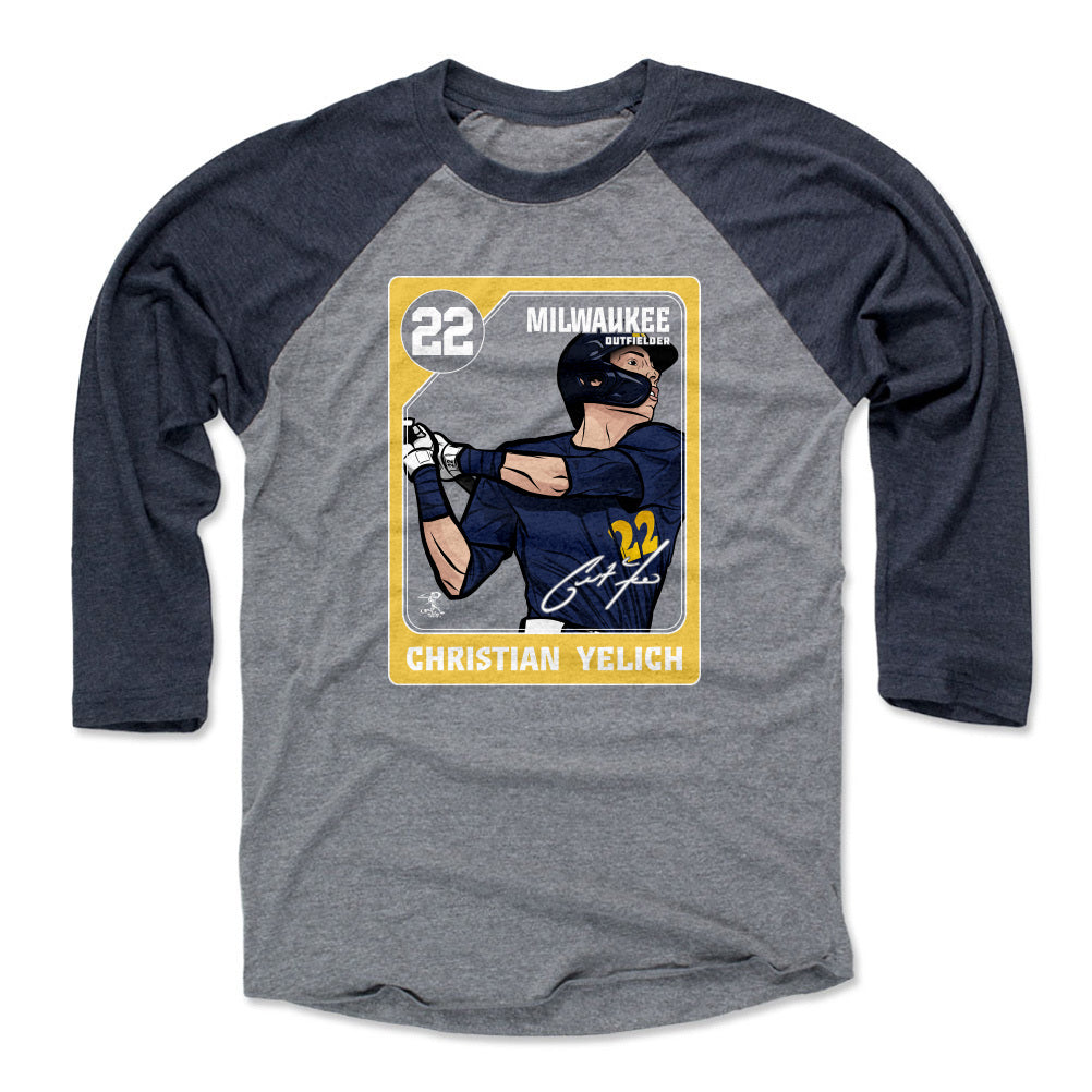 Christian Yelich Men's Baseball T-Shirt | 500 LEVEL