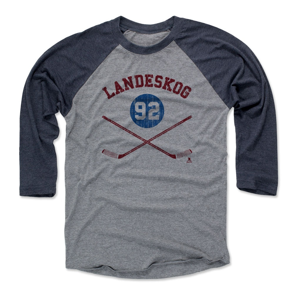 Gabriel Landeskog Men's Baseball T-Shirt | 500 LEVEL