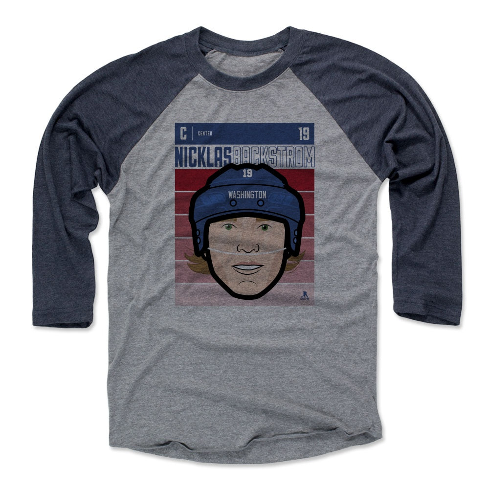 Nicklas Backstrom Men's Baseball T-Shirt | 500 LEVEL