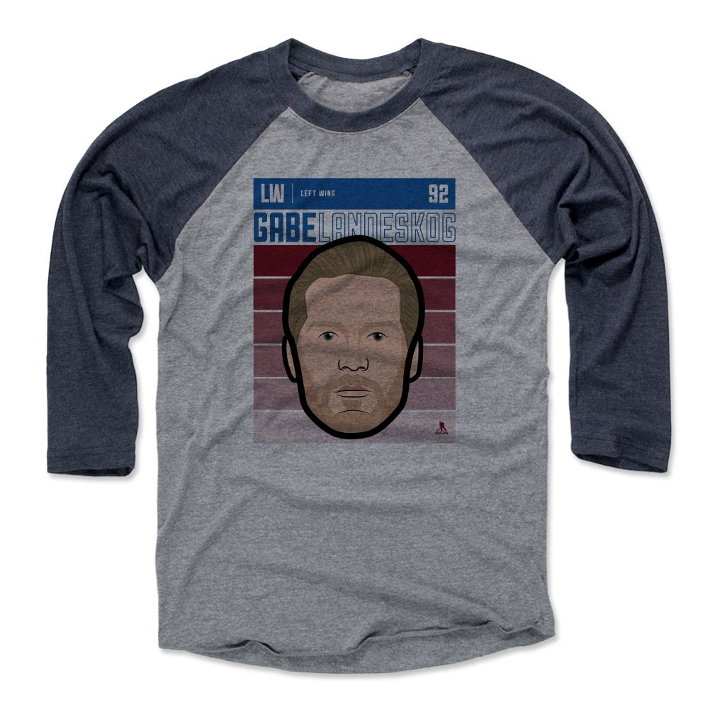 Gabriel Landeskog Men's Baseball T-Shirt | 500 LEVEL