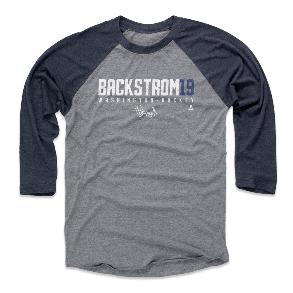 Nicklas Backstrom Men's Baseball T-Shirt | 500 LEVEL
