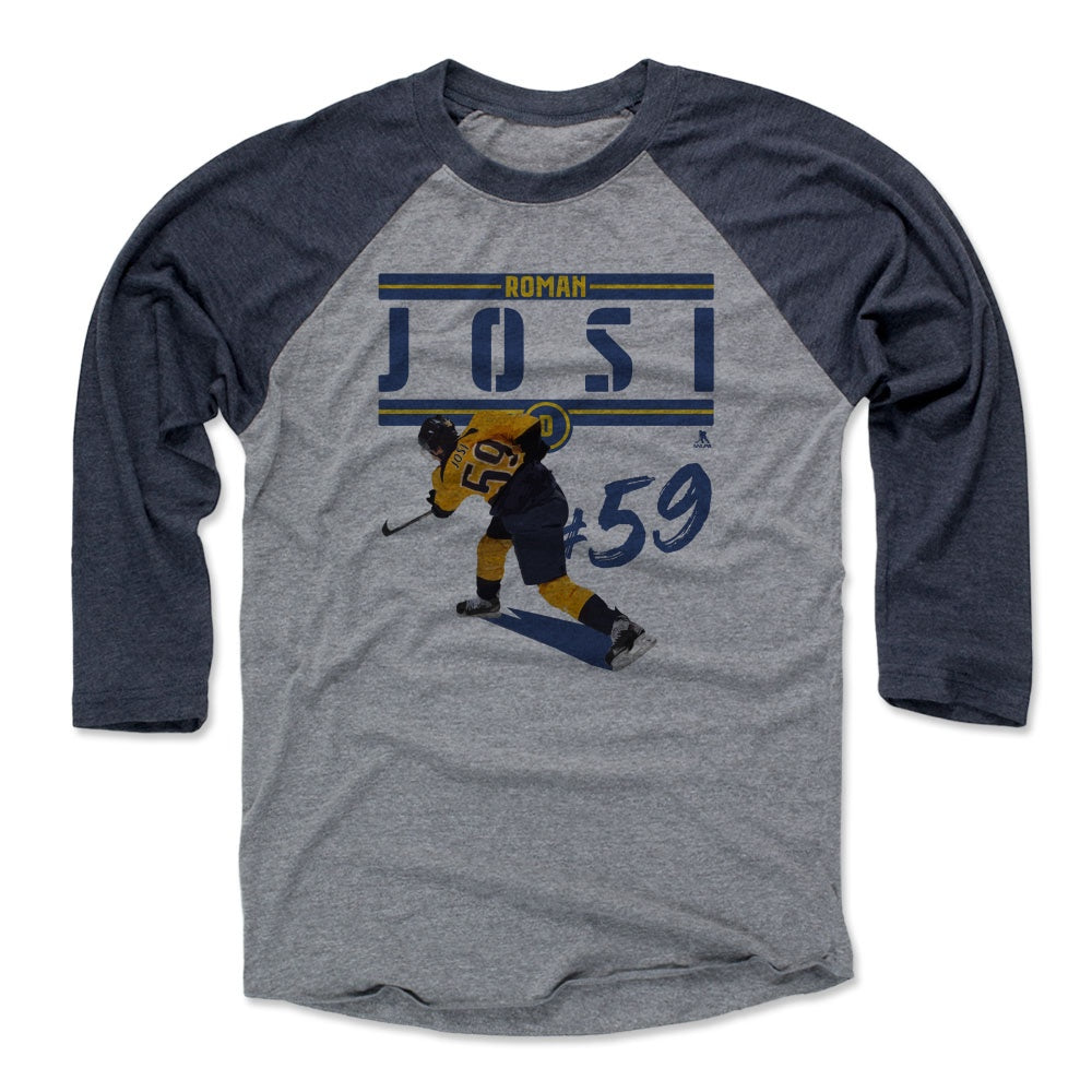 Roman Josi Men's Baseball T-Shirt | 500 LEVEL