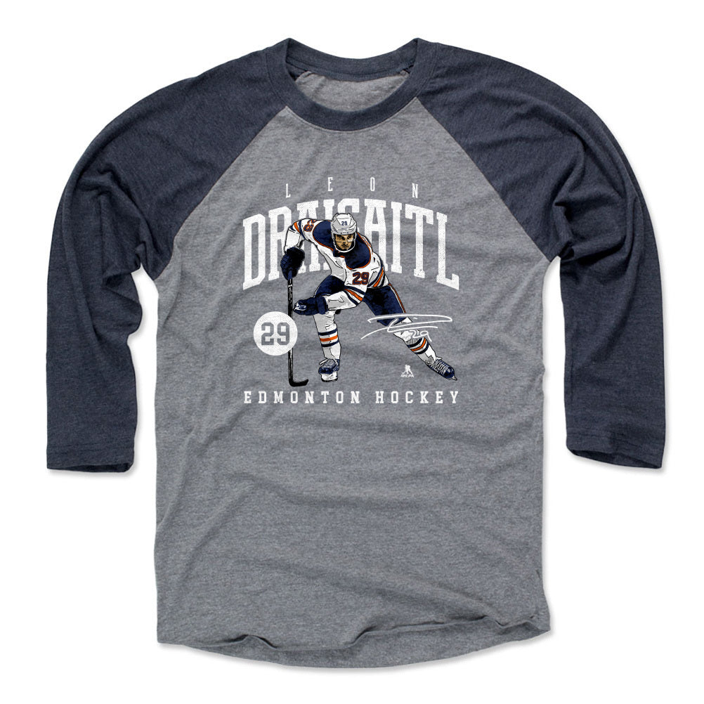 Leon Draisaitl Men's Baseball T-Shirt | 500 LEVEL