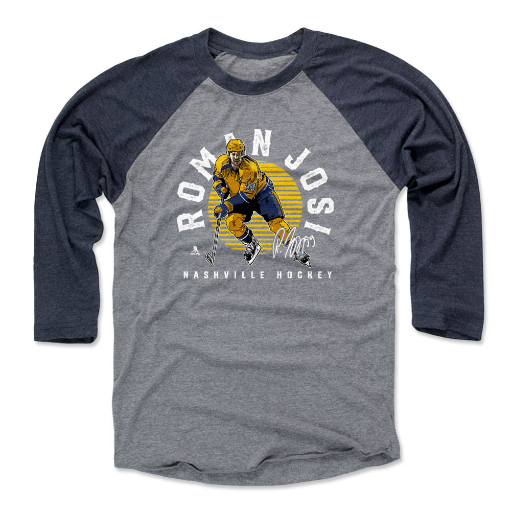 Roman Josi Men's Baseball T-Shirt | 500 LEVEL