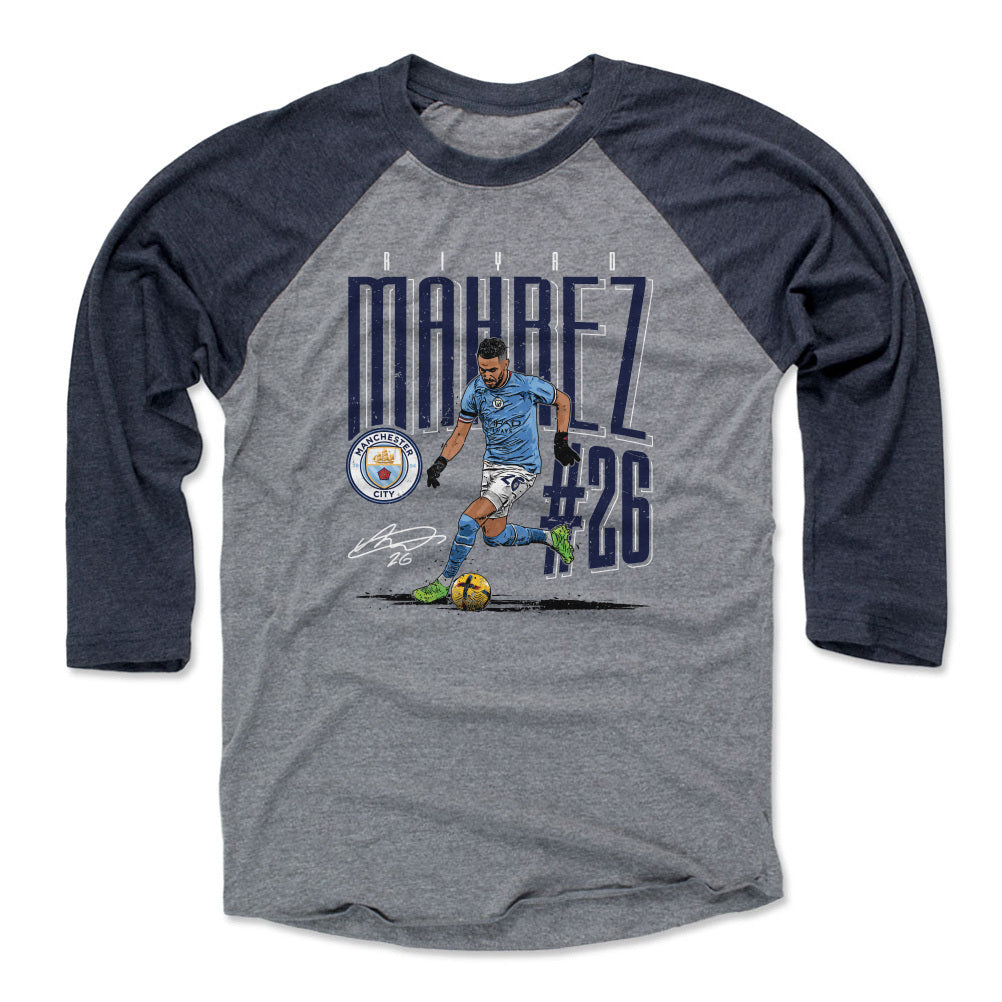 Riyad Mahrez Men's Baseball T-Shirt | 500 LEVEL