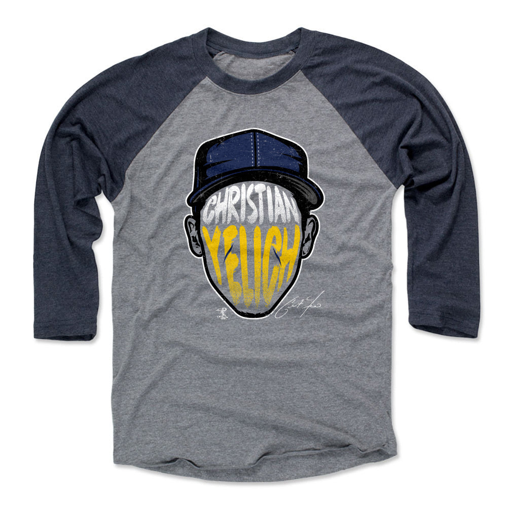Christian Yelich Men's Baseball T-Shirt | 500 LEVEL