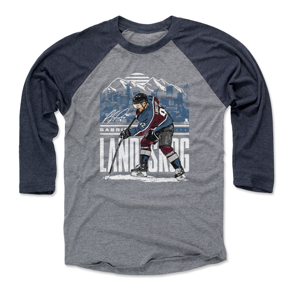 Gabriel Landeskog Men's Baseball T-Shirt | 500 LEVEL
