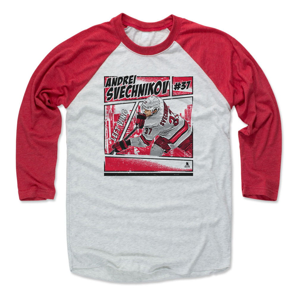 Andrei Svechnikov Men's Baseball T-Shirt | 500 LEVEL