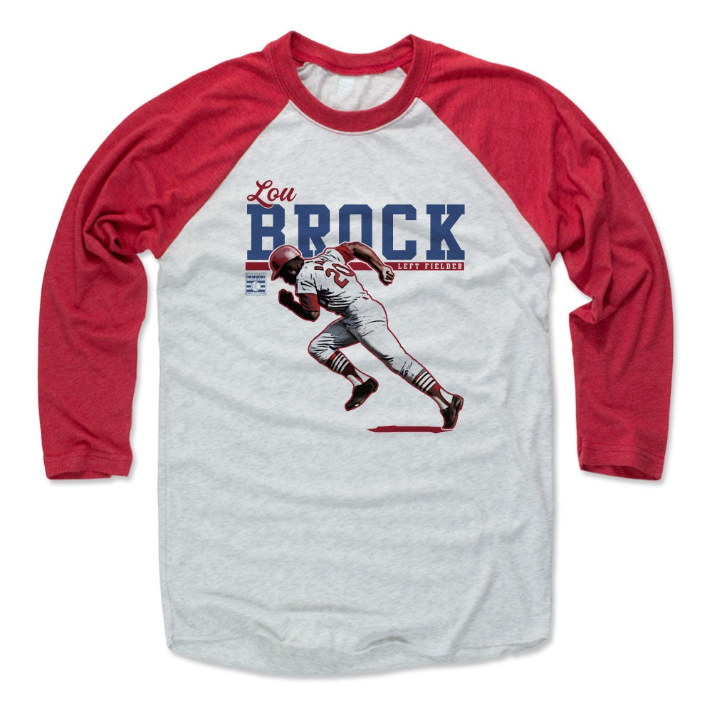 Lou Brock Men's Baseball T-Shirt | 500 LEVEL