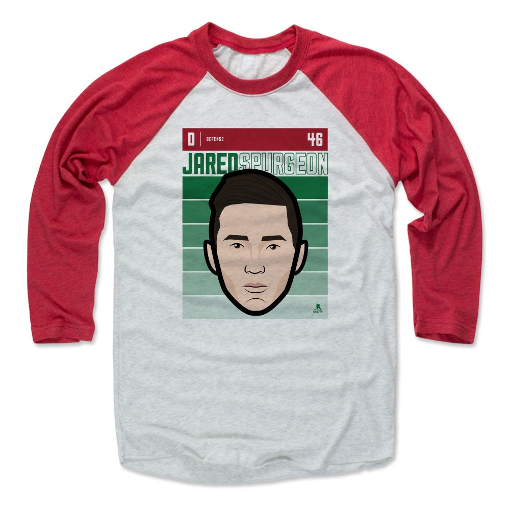 Jared Spurgeon Men's Baseball T-Shirt | 500 LEVEL