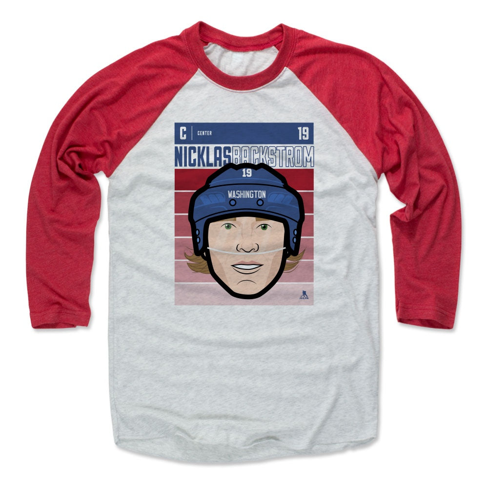 Nicklas Backstrom Men's Baseball T-Shirt | 500 LEVEL