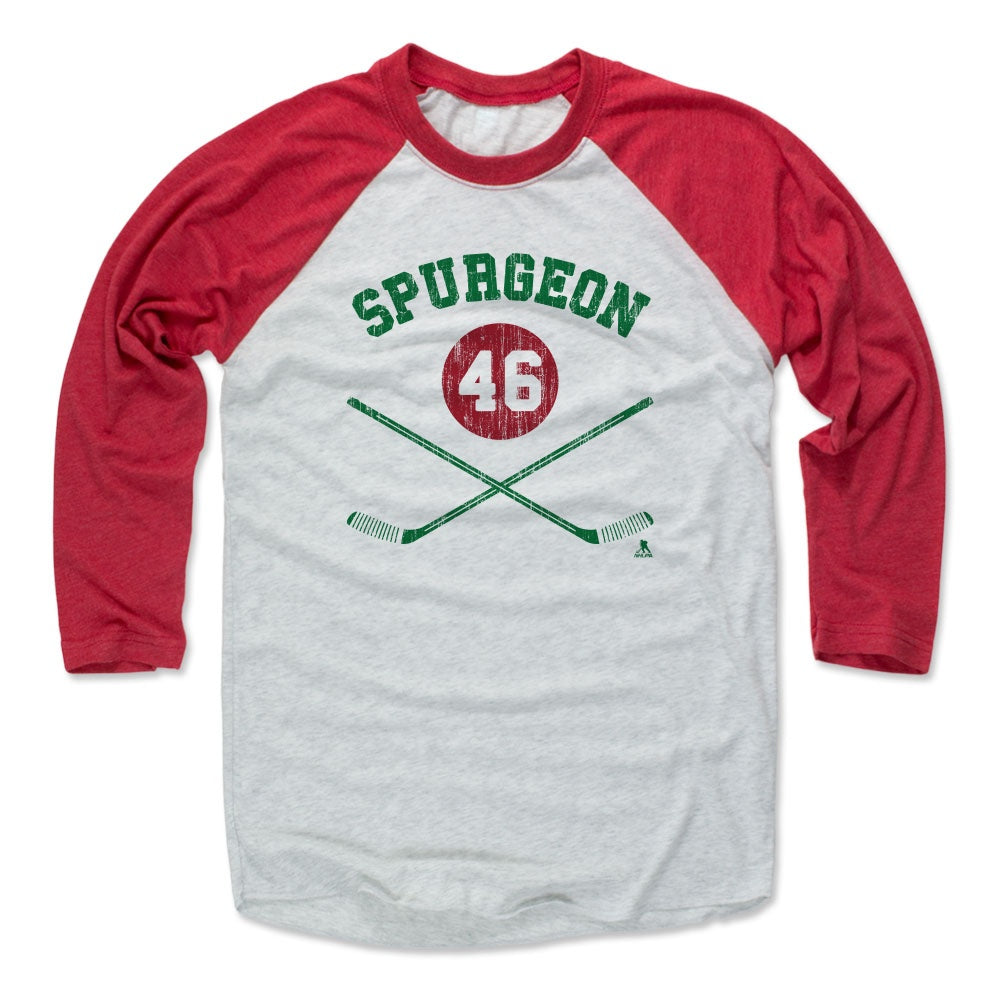 Jared Spurgeon Men's Baseball T-Shirt | 500 LEVEL