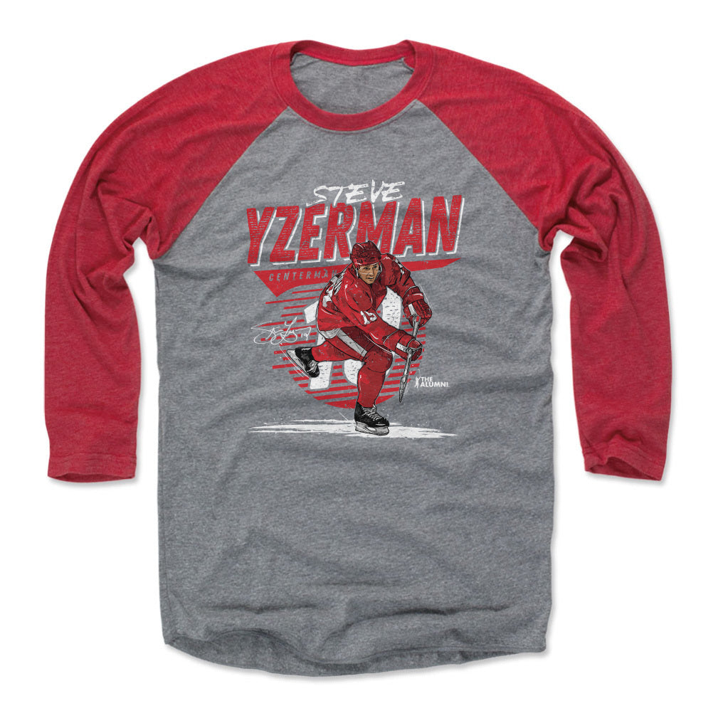 Steve Yzerman Men's Baseball T-Shirt | 500 LEVEL