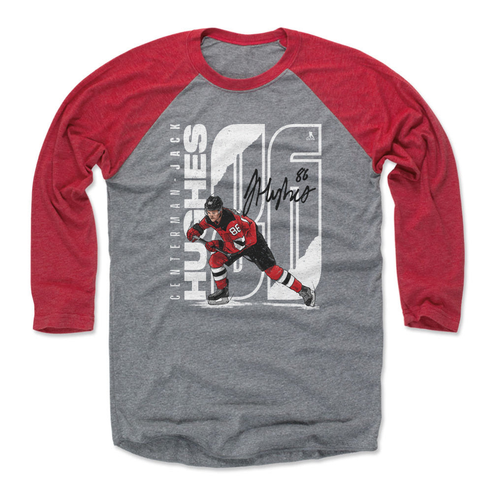 Jack Hughes Men's Baseball T-Shirt | 500 LEVEL