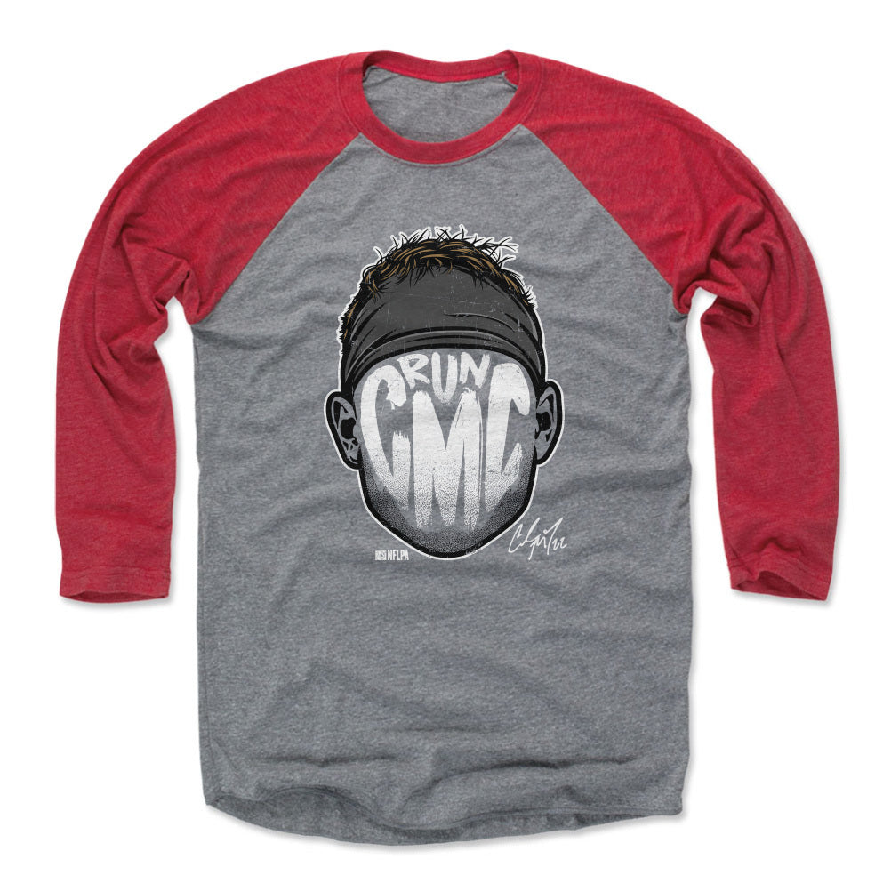 Christian McCaffrey Men's Baseball T-Shirt | 500 LEVEL