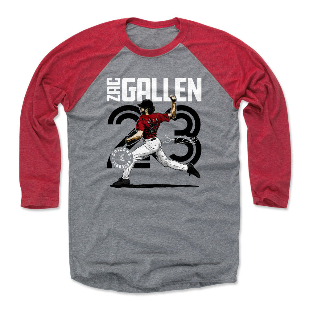 Zac Gallen Men's Baseball T-Shirt | 500 LEVEL