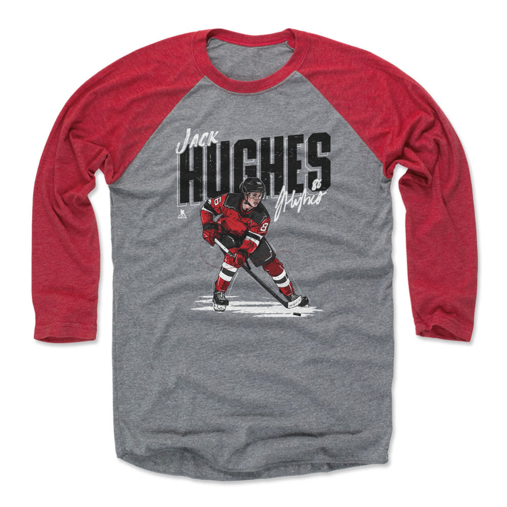 Jack Hughes Men's Baseball T-Shirt | 500 LEVEL