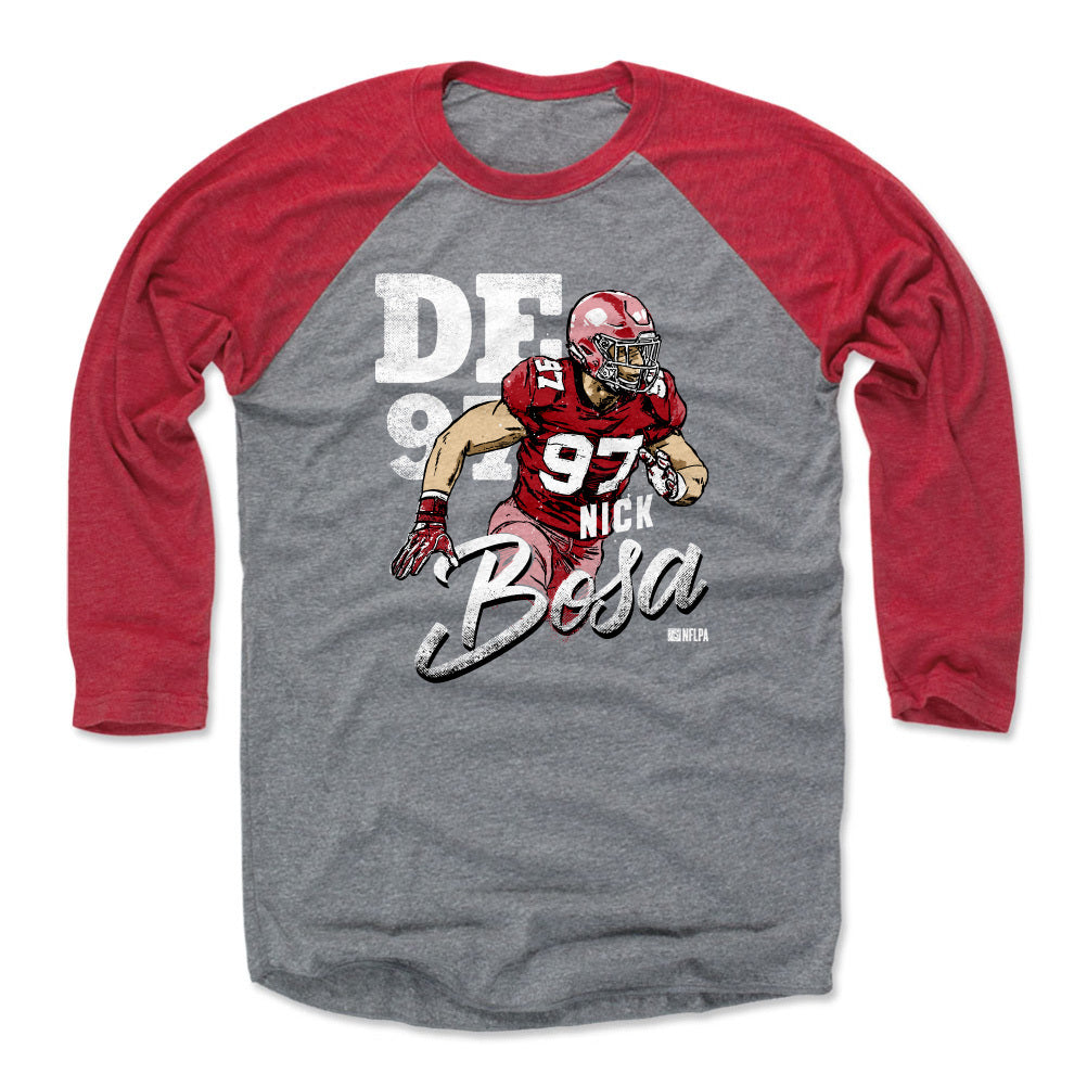 Nick Bosa Men's Baseball T-Shirt | 500 LEVEL
