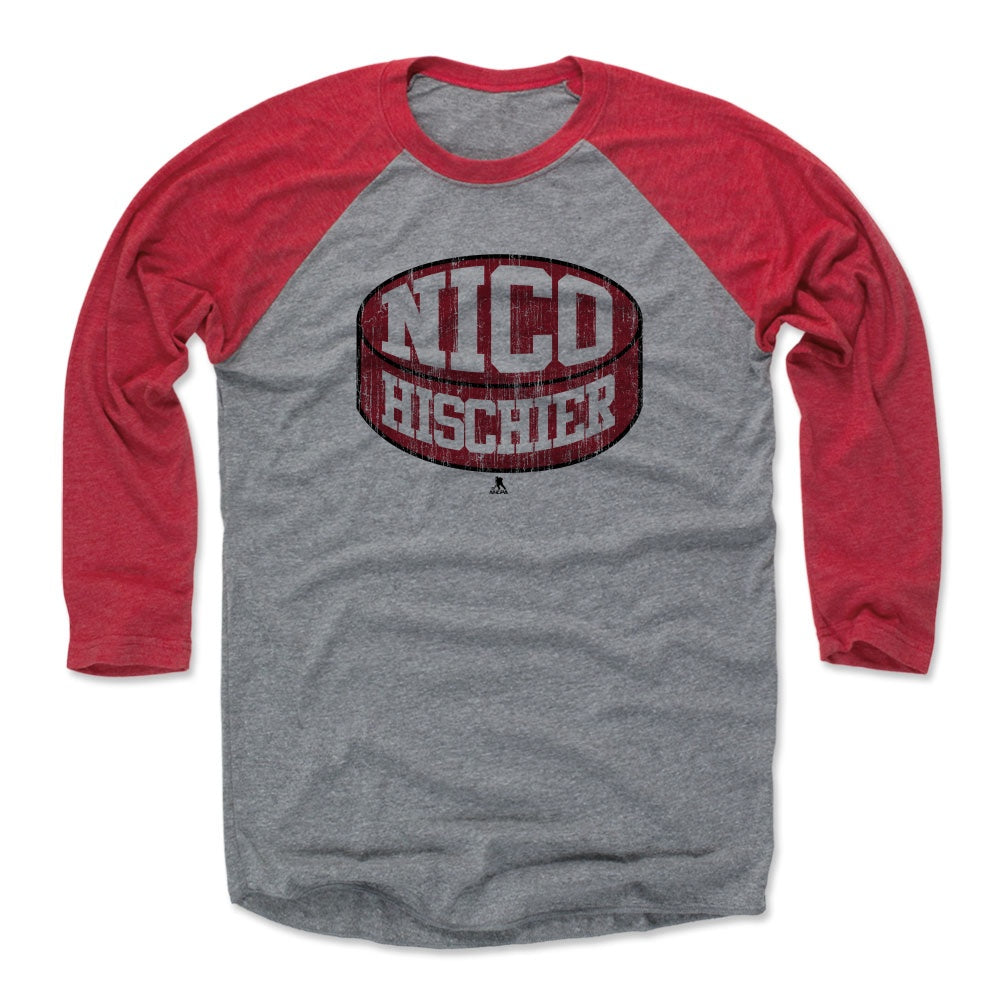 Nico Hischier Men's Baseball T-Shirt | 500 LEVEL