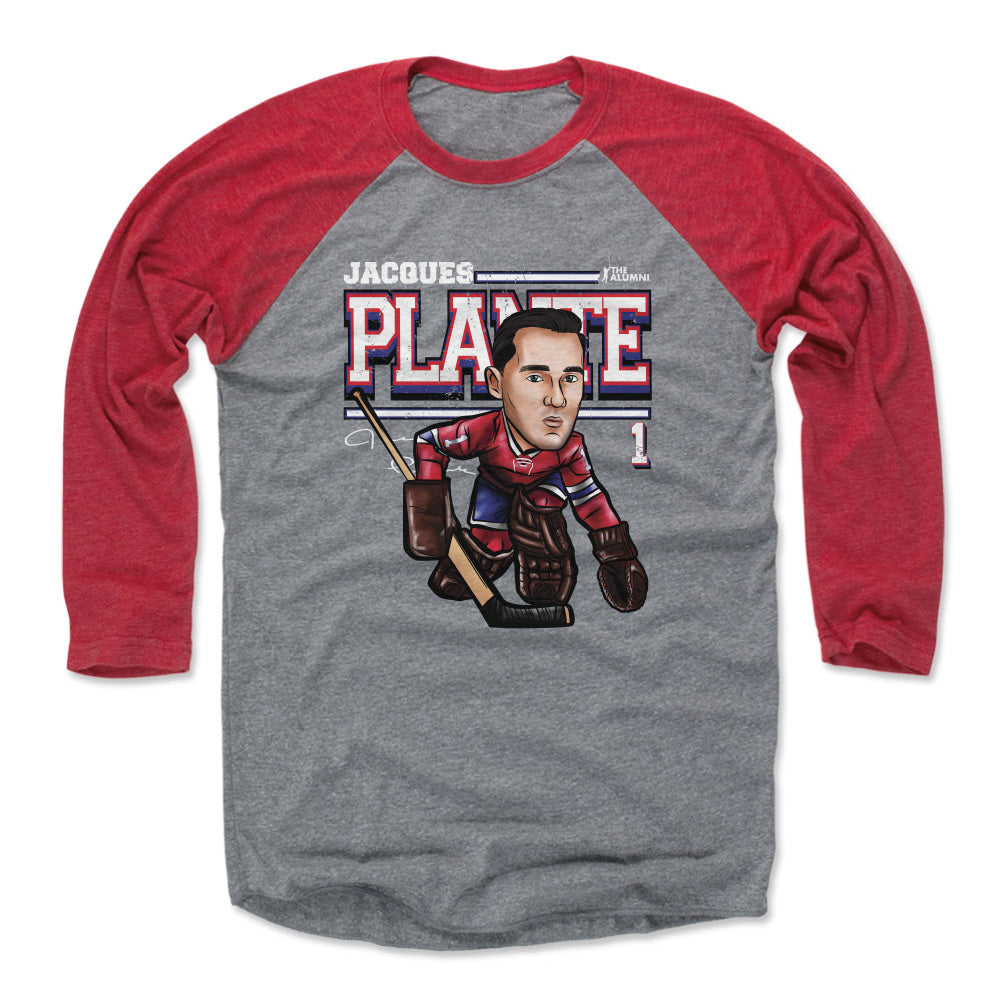 Jacques Plante Men's Baseball T-Shirt | 500 LEVEL