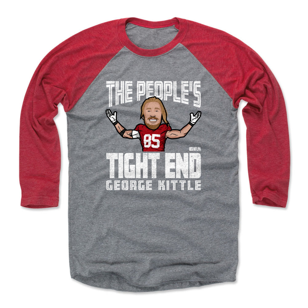 George Kittle Men's Baseball T-Shirt | 500 LEVEL