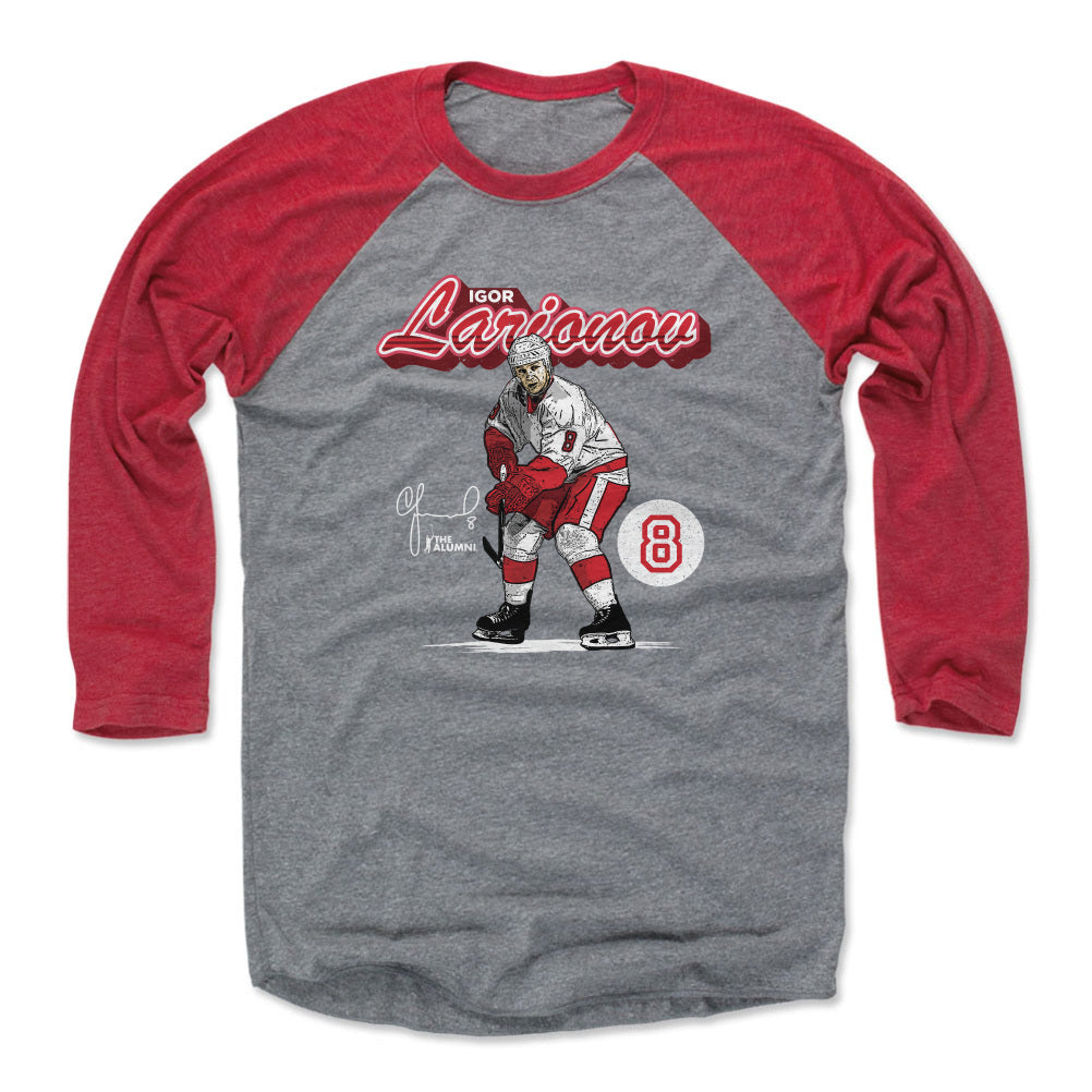 Igor Larionov Men's Baseball T-Shirt | 500 LEVEL